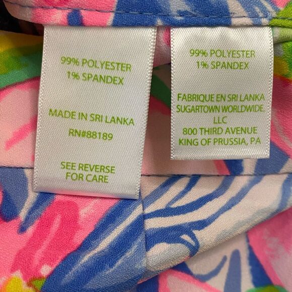 Lilly Pulitzer Havana Cocktail Print Ariana Stretch Shorts - Picture 8 of 11